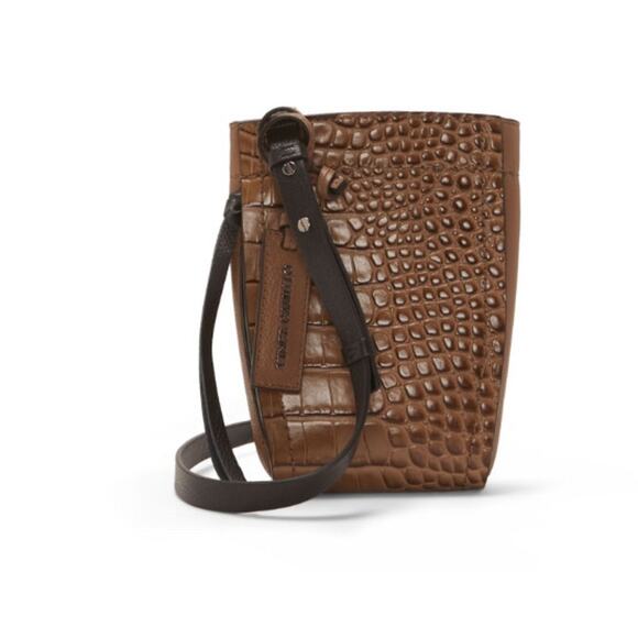 Vince Camuto Handbags - Brand New Vince Camuto Croco Small Crossbody Mavis Catech Wood Multi